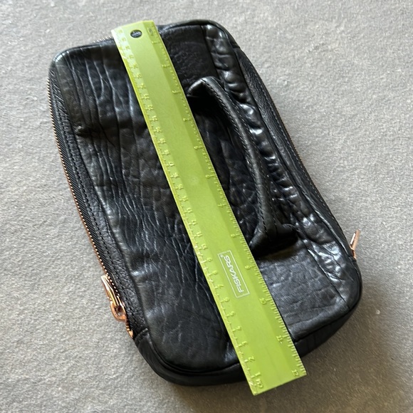 Designer Alexander wang black pebble leather dumbo clutch - Picture 6 of 12